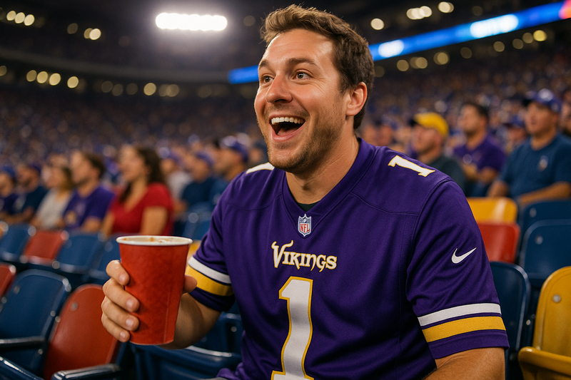 change the bears shirt to a minnesota vikings shirt